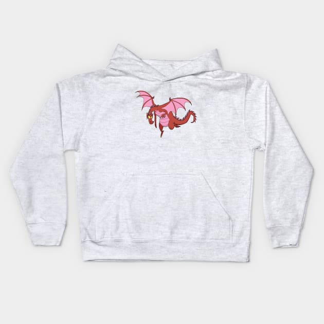 Wyrm on the wing Kids Hoodie by Slack Wyrm